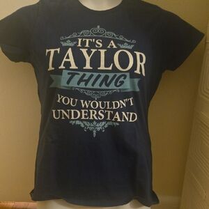 Taylor Black and White Fitted Short Sleeve Tee